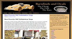 Desktop Screenshot of barnfindsanddeals.com